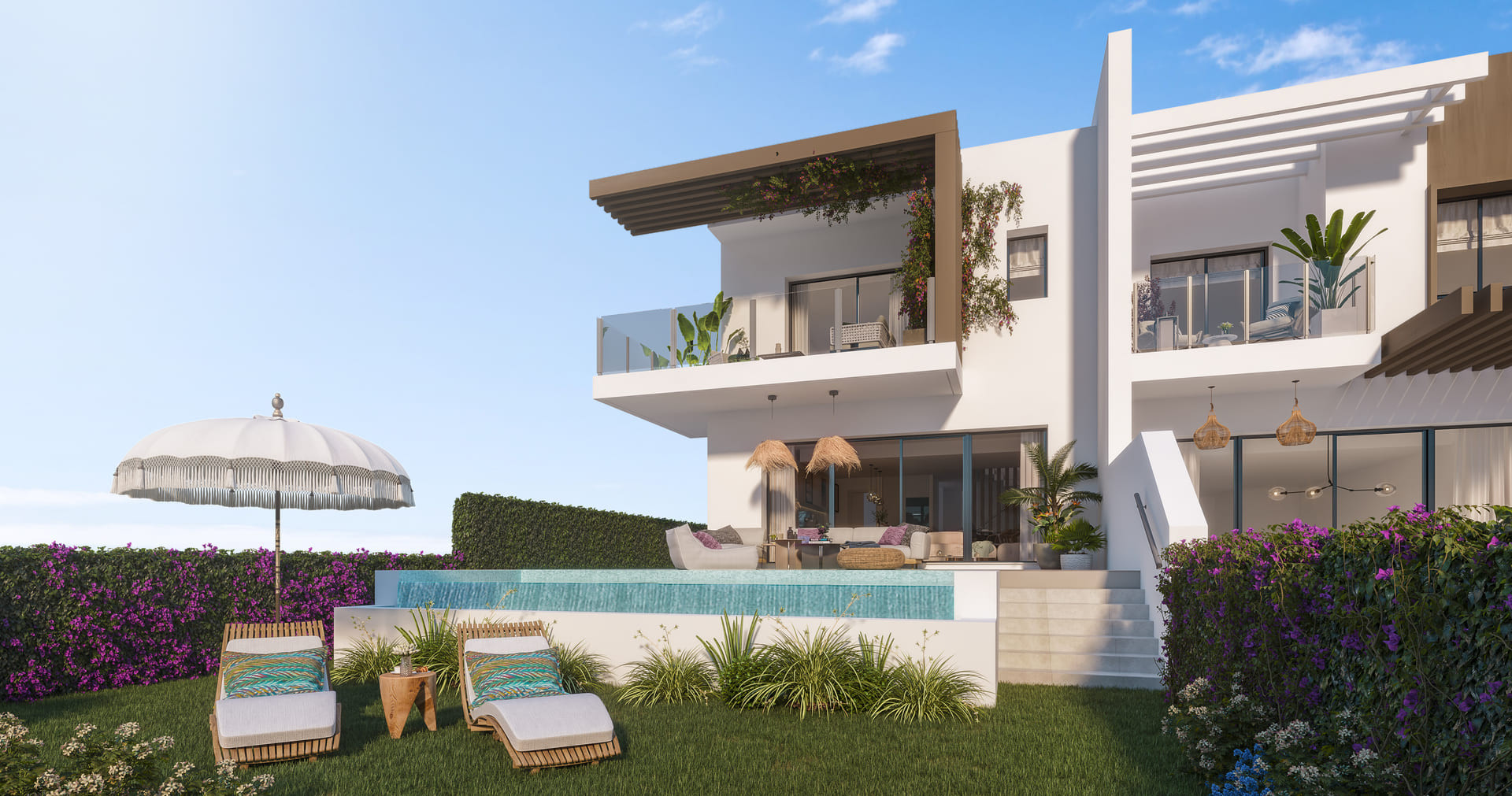 Soleia Living: Amplias y exclusivas villas junto al golf en La Cala de Mijas