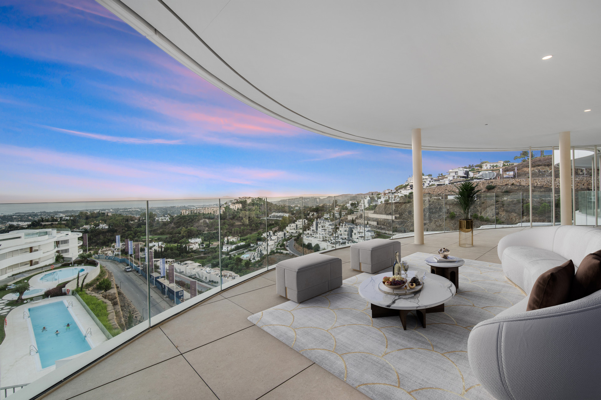 Apartamento de lujo de tres dormitorios situado en la nueva comunidad exclusiva La vista, Benahavis