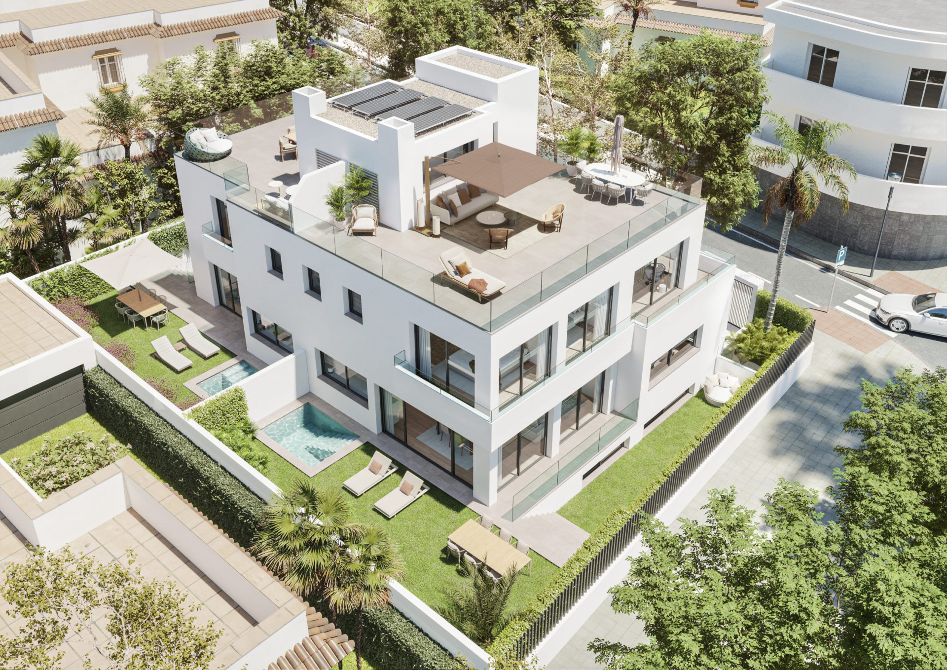 Ventura de la Vega: Last luxury home 200 meters from the beach, comfort and exclusivity in the Mediterranean.