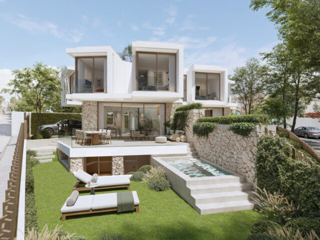 Portugal 2: Viviendas contemporáneas con jardín y piscina privada en Pedregalejo, Málaga.