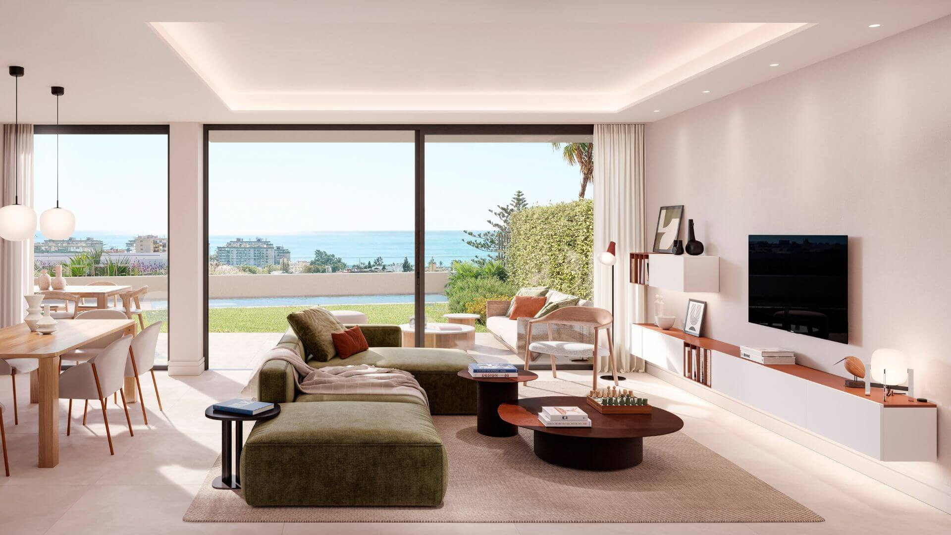 San Federico 5: Viviendas exclusivas con terraza y vistas al mar en la zona Este de Málaga.