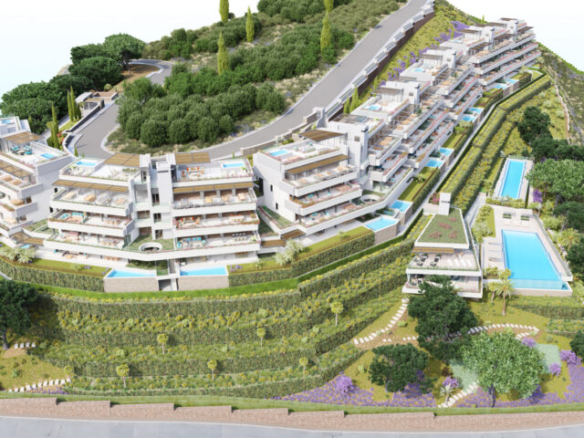Tiara: Fantástico complejo de apartamentos 3 y 4 dormitorios con vistas panorámicas al mar desde el Valle del Golf | Image 2