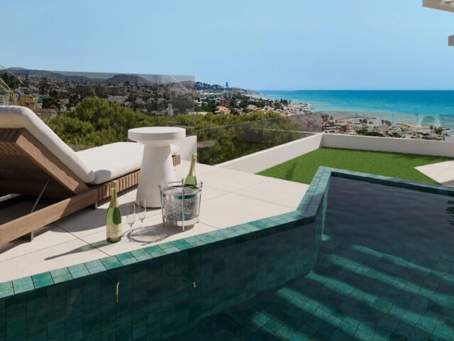 Finca Avignon: Viviendas exclusiva en Málaga Este con vistas al mar