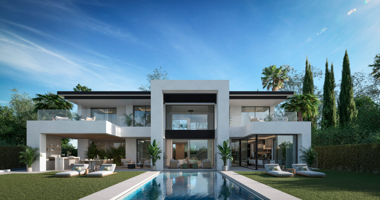 Imagine: Villas exclusivas en Bel Air, Estepona, elegancia contemporánea en la Costa del Sol