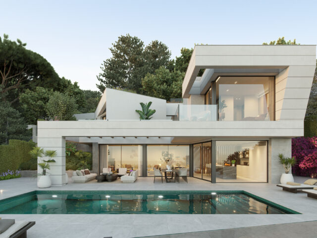 Luxury Villas in Pinares Hills, contemporary elegance merged with natural surroundings