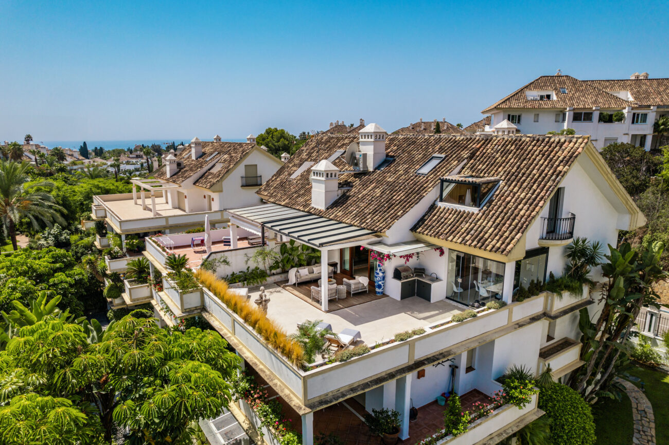 Penthouse Estelle, ático dúplex renovado en venta en la Milla de Oro